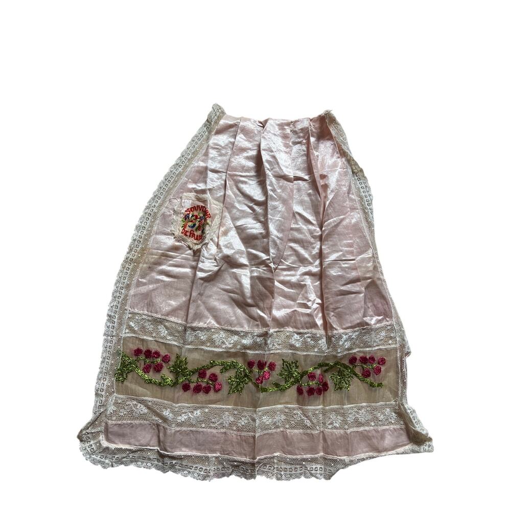 Vintage Handmade Pink Floral Kitchen Cloth